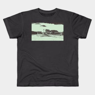 Small old watchtower. Old ruins Kids T-Shirt